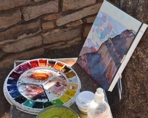 Painting the Grand canyon