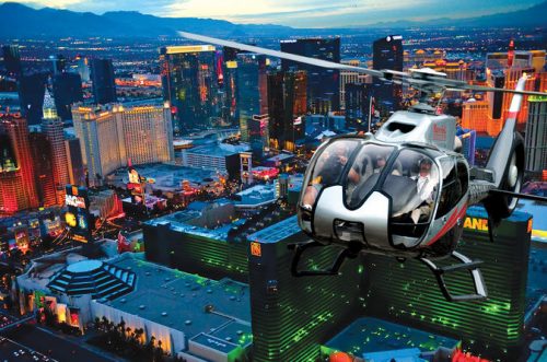 las vegas tour packages - strip by helicopter